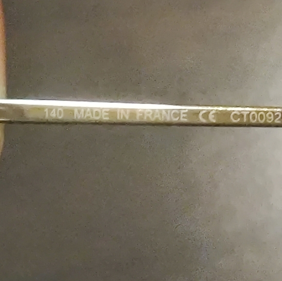 Brown Tints Double C's Frames w/ Golden Rims. - Picture 11 of 11